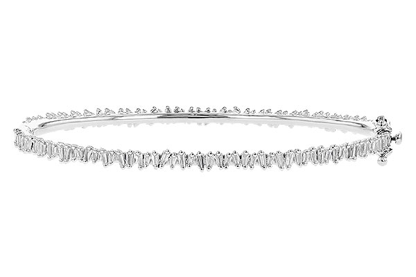 L327-55956: BANGLE .75 TW BAGUETTE DIAS