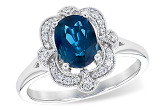L327-61392: LDS RG 1.35 LONDON BLUE TOPAZ 1.50 TGW