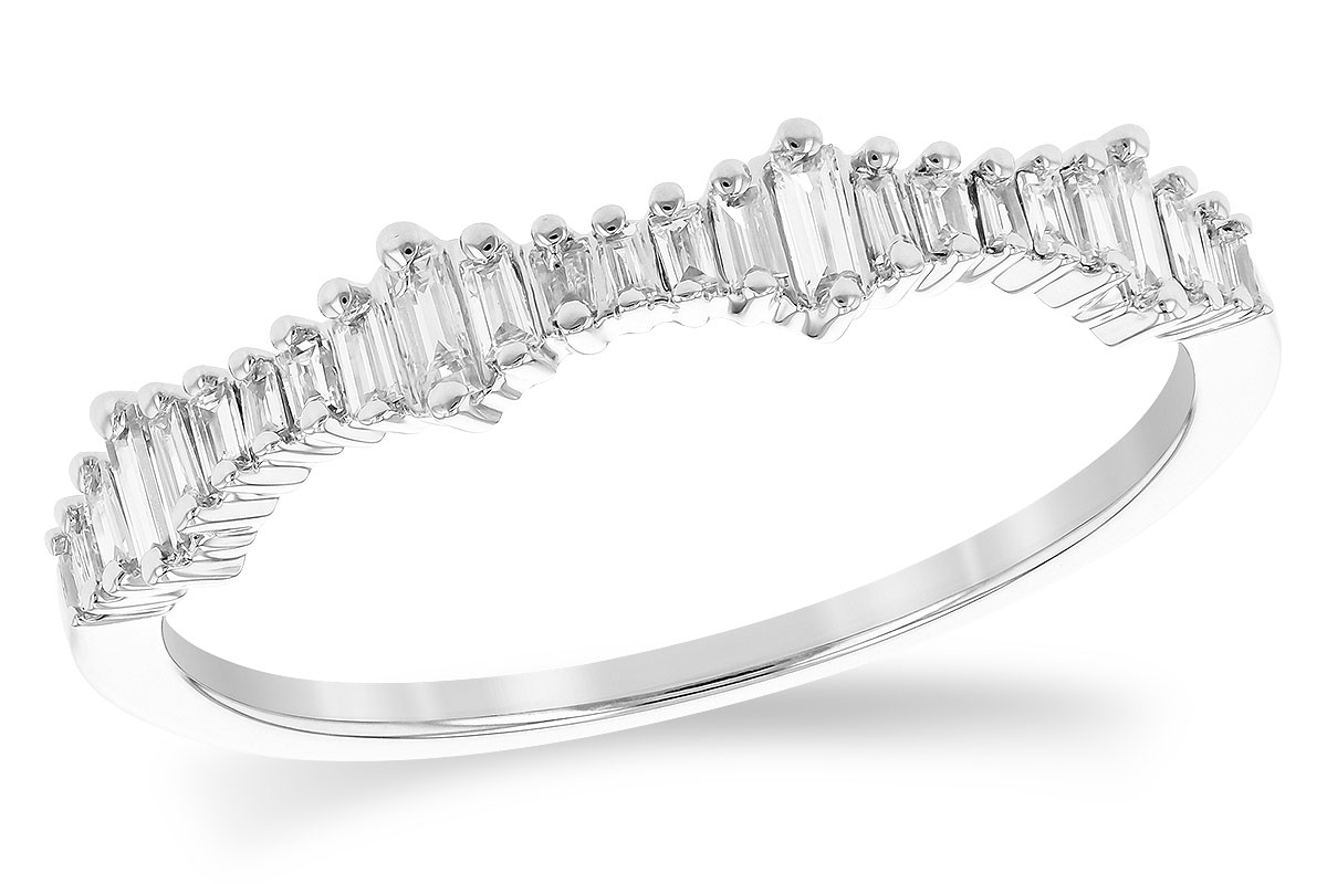 L327-61420: LDS WED RG .20 TW BAGUETTES