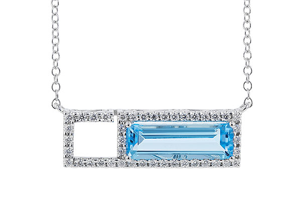 L328-47756: NECK 1.44 BLUE TOPAZ 1.60 TGW