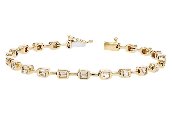 L328-50492: BRACELET .90 TW BAGUETTE