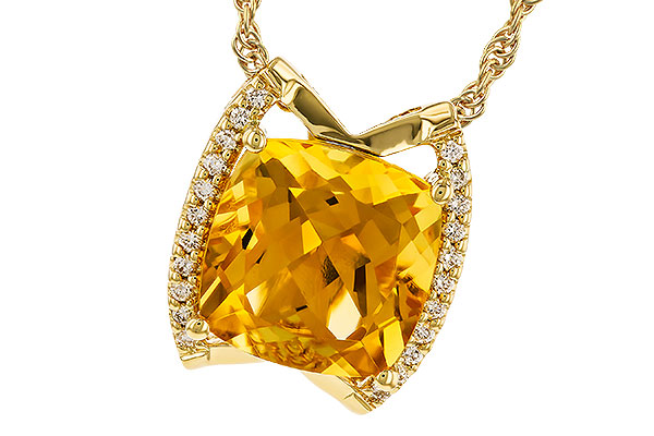 L328-50538: NECK 3.74 CITRINE 3.85 TGW (10MM CUSHION)