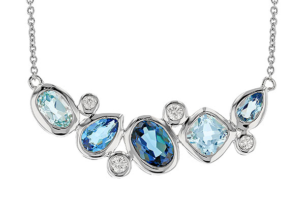 L328-51374: NECK 2.57 BLUE TOPAZ TW 2.72 TGW (18")