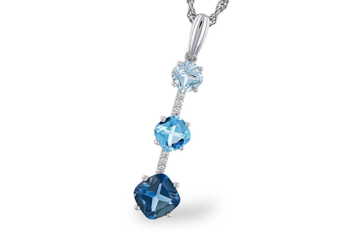 L329-37792: NECK 1.87 TW BLUE TOPAZ 1.90 TGW