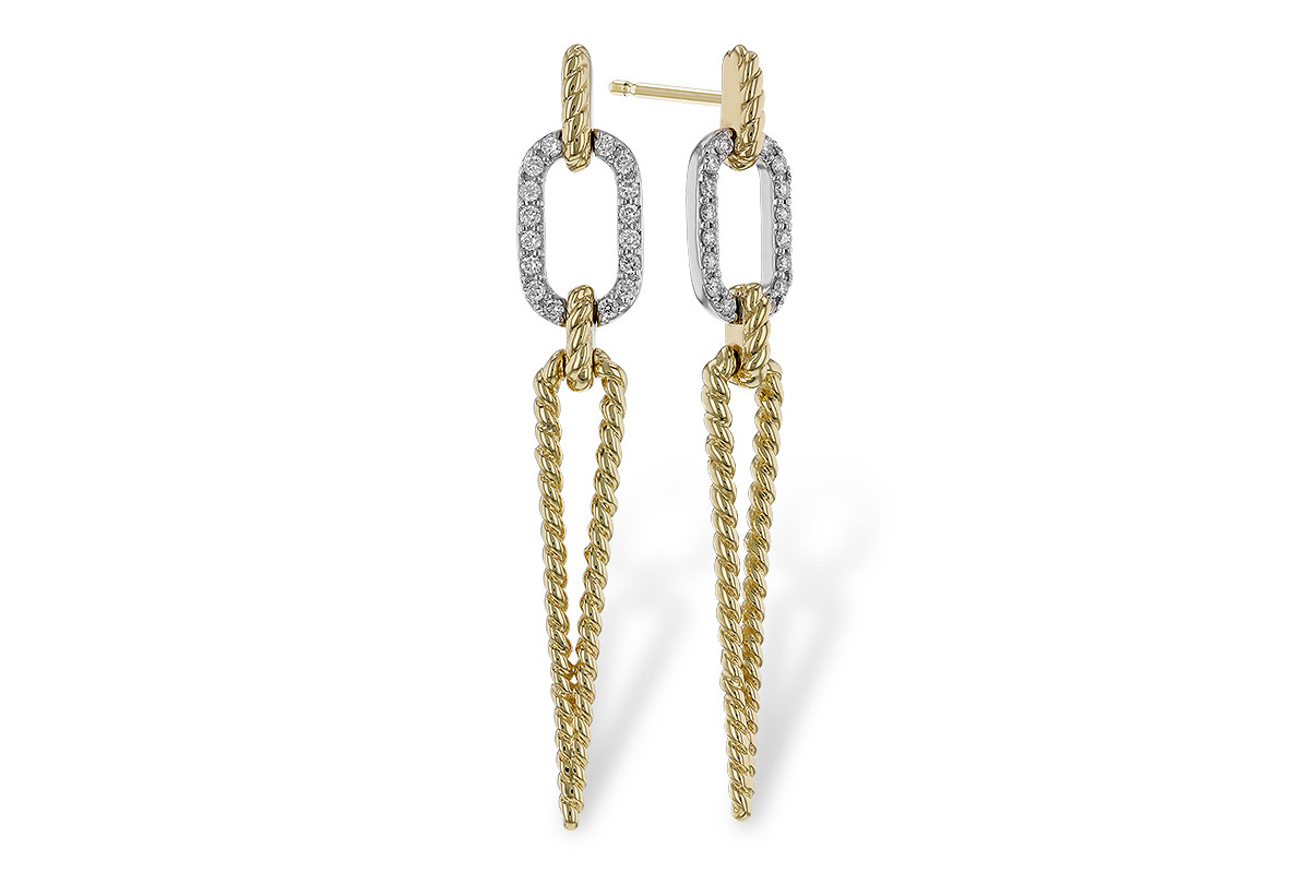 L329-38674: EARRINGS .20 TW
