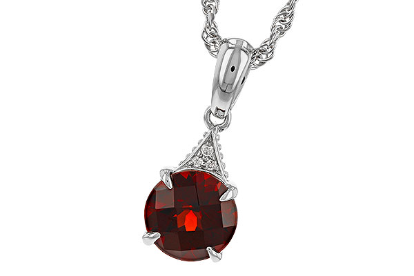 L329-43201: NECK 1.46 GARNET 1.47 TGW (7MM RD)