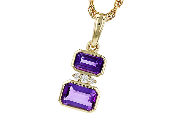 L329-45029: NECK .72 TW AMETHYST .75 TGW