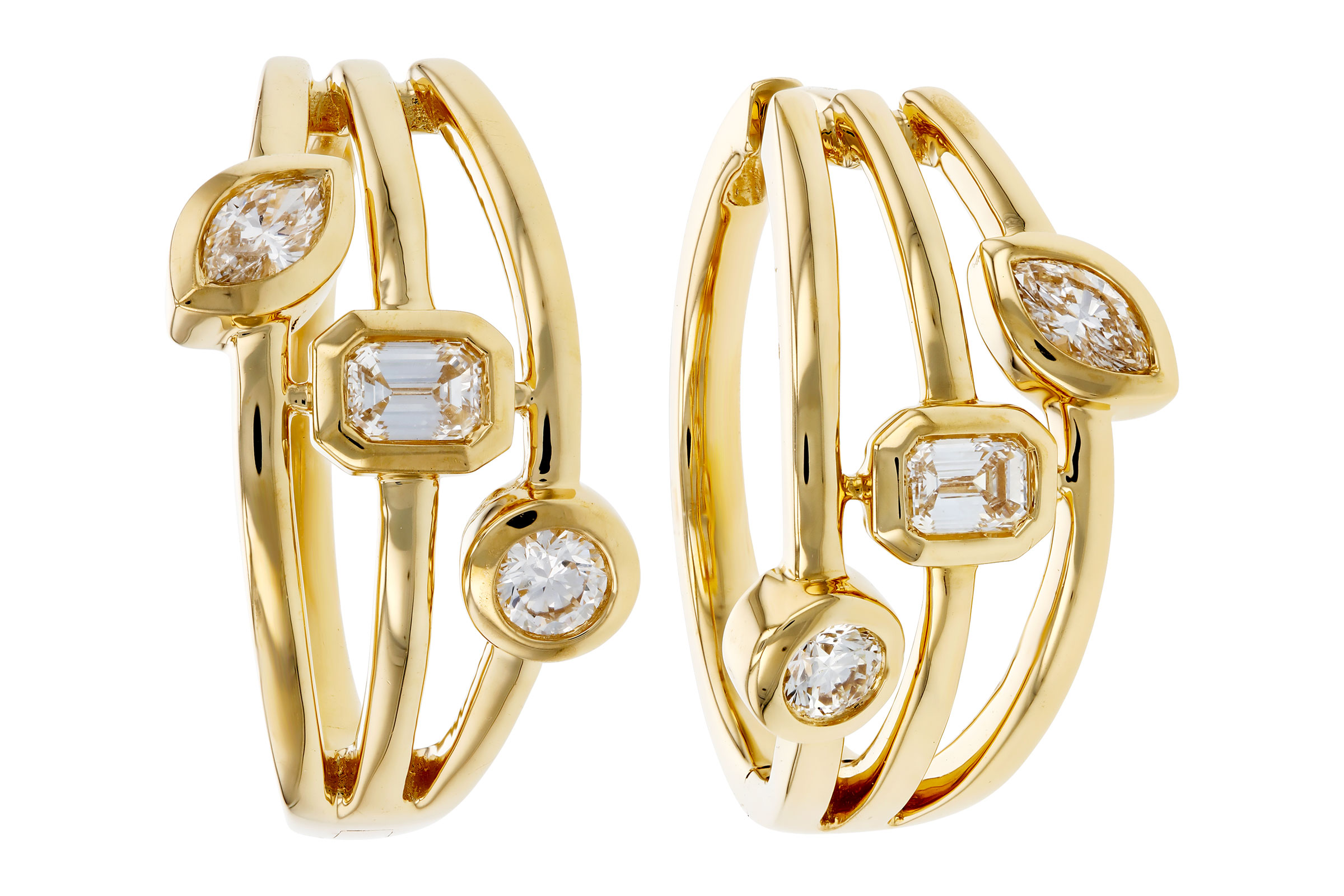 L330-28692: EARRINGS .45 TW (BR/EC/MQ)