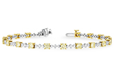 M243-05992: BRACELET 2.80 YELLOW DIA 4.01 TW