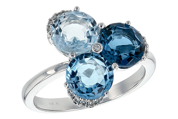 M243-92356: LDS RG 4.02 BLUE TOPAZ 4.07 TGW