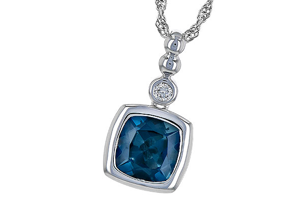 M244-85010: NECK 1.50 LONDON BLUE TOPAZ 1.54 TGW