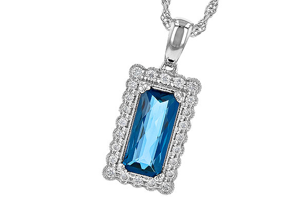 M244-89556: NECK 1.55 LONDON BLUE TOPAZ 1.70 TGW