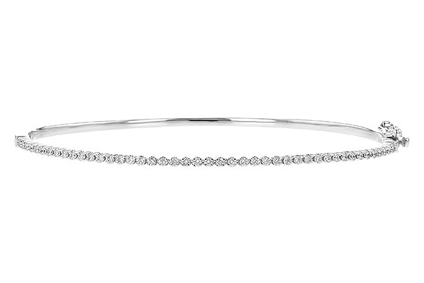 M244-90529: BANGLE BRACELET .50 TW