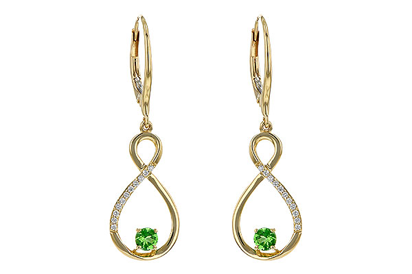 M327-55001: EARR .32 GREEN GARNET .40 TGW