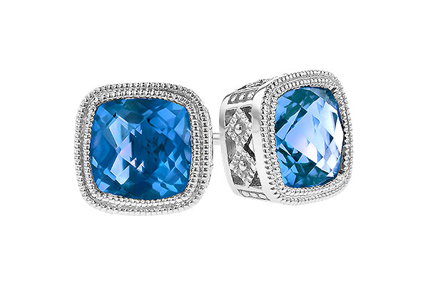 M327-55910: EARR 2.20 TW BLUE TOPAZ