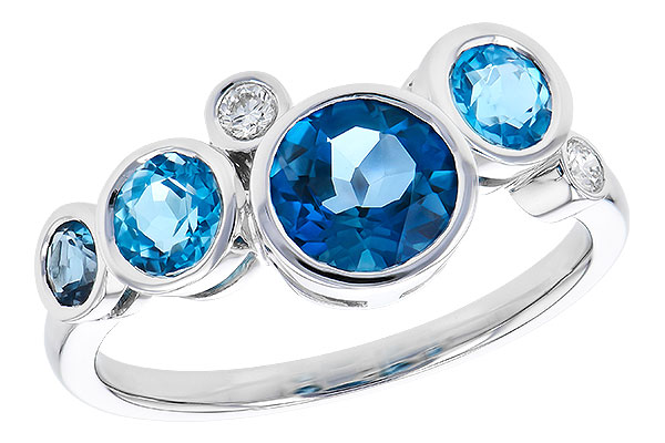 M327-61429: LDS RG 1.40 TW BLUE TOPAZ 1.45 TGW