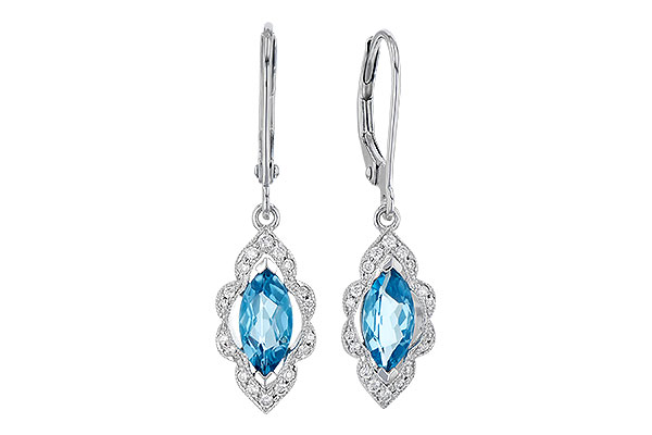 M327-62356: EARR 1.02 TW BLUE TOPAZ 1.17 TGW