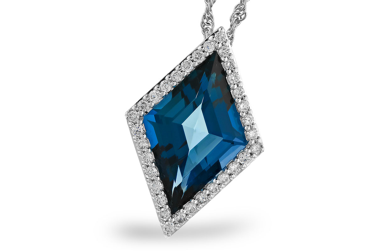 M328-52338: NECK 3.04 LONDON BLUE TOPAZ 3.20 TGW