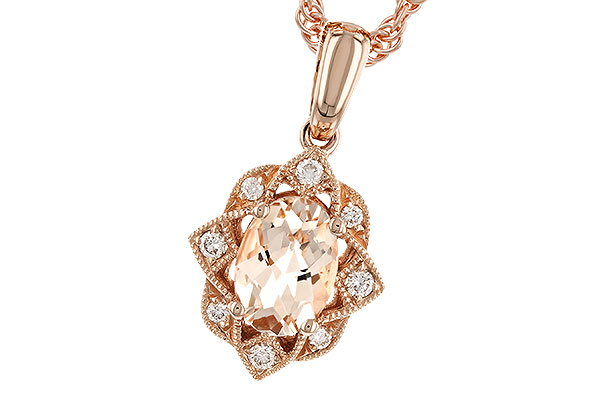 M328-52356: NECK .62 MORGANITE .70 TGW (7x5MM MORG)