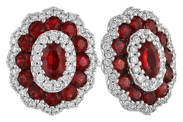M328-54165: EARR 1.68 TW RUBY 2.15 TGW (5x3MM RUBY)