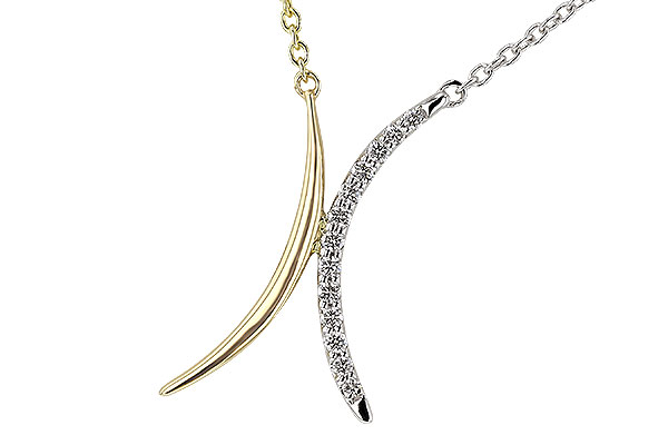 M329-36847: NECKLACE .14 TW (18")