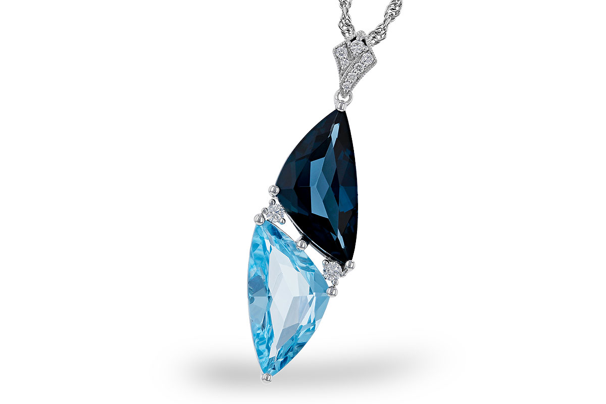 M329-38683: NECK 6.87 BLUE TOPAZ 6.97 TGW