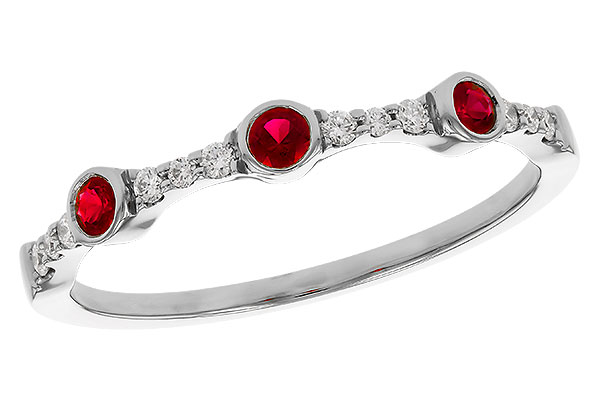 M329-39592: LDS WED RG .15 RUBY .24 TGW
