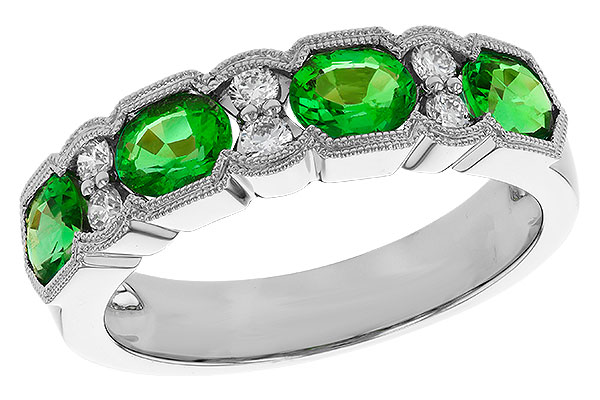 M329-44156: LDS WED RG 1.20 EMERALD 1.38 TGW (5x4MM EMER)
