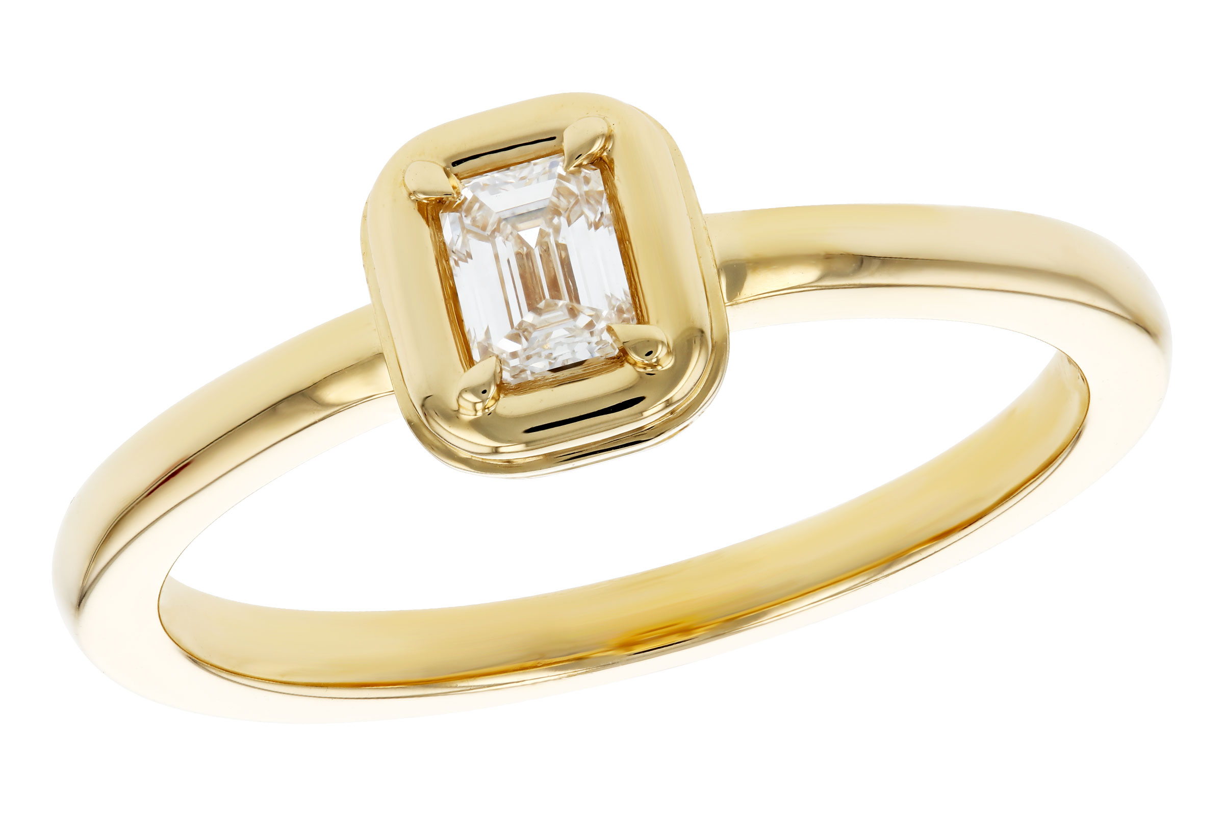 M330-29629: LDS DIA RG .24 EMERALD CUT DIA